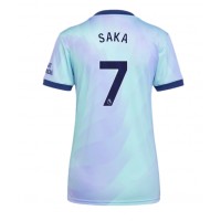 Camiseta Arsenal Bukayo Saka #7 Tercera Equipación Replica 2024-25 para mujer mangas cortas